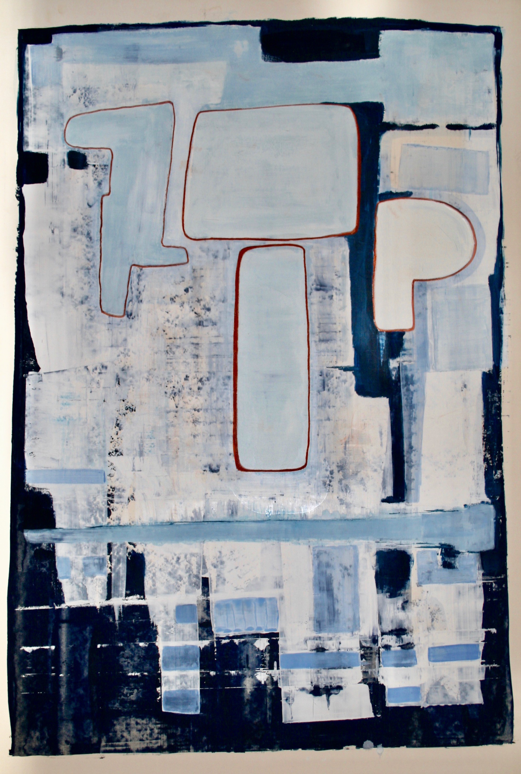 Jean-Marie Ledannois, Composition Abstraite Ref AB0200 Jean-Marie Ledannois, Composition Abstraite Ref AB0200