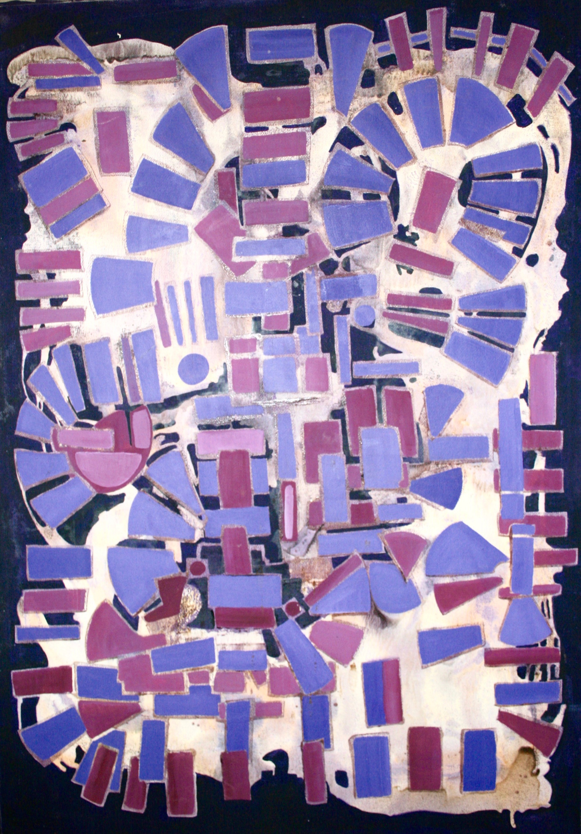 Jean-Marie Ledannois, Composition abstraite Ref AB0543 Jean-Marie Ledannois, Composition abstraite Ref AB0543