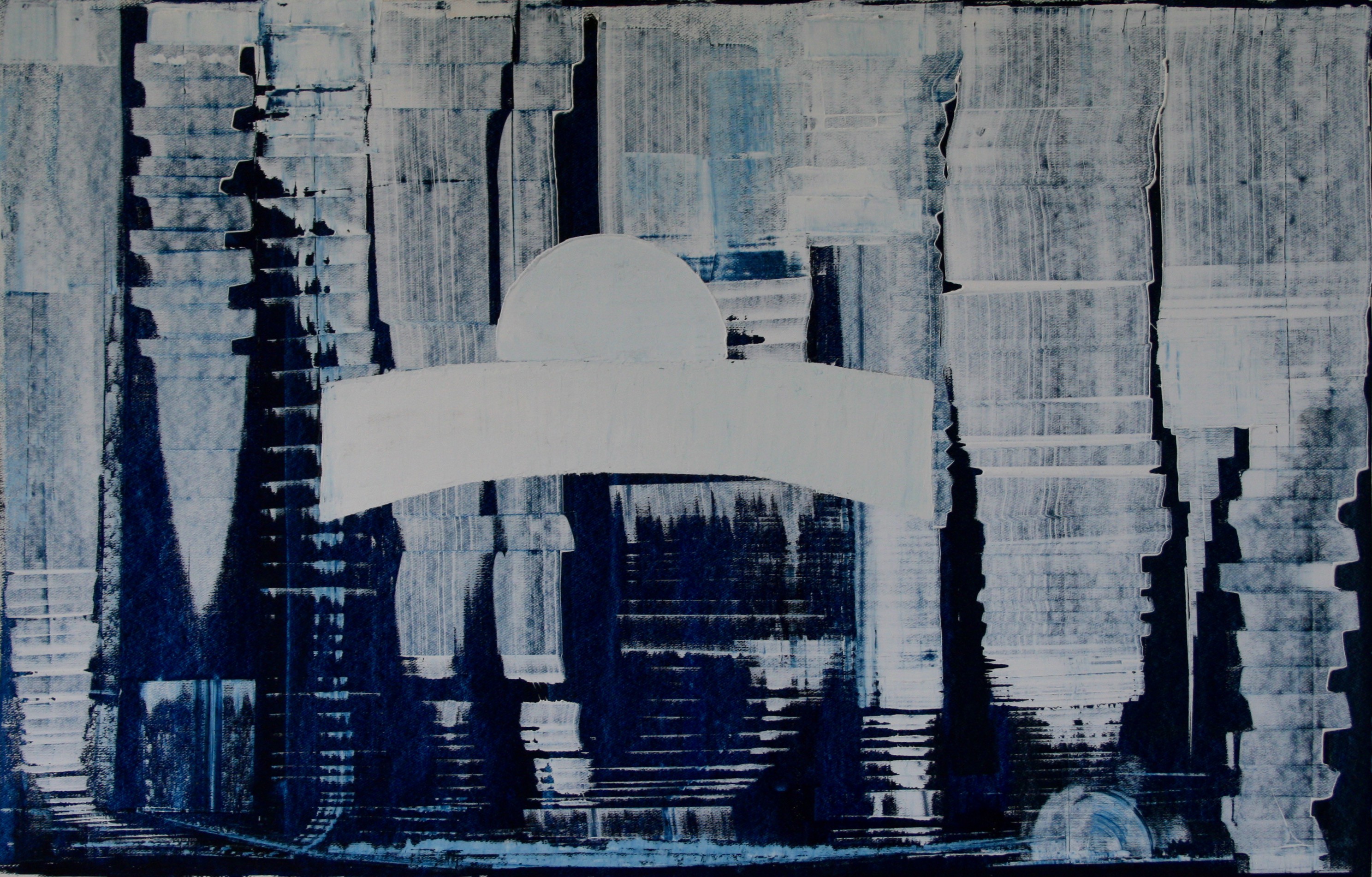 Jean-Marie Ledannois, Composition abstraite Ref AB0557 Jean-Marie Ledannois, Composition abstraite Ref AB0557