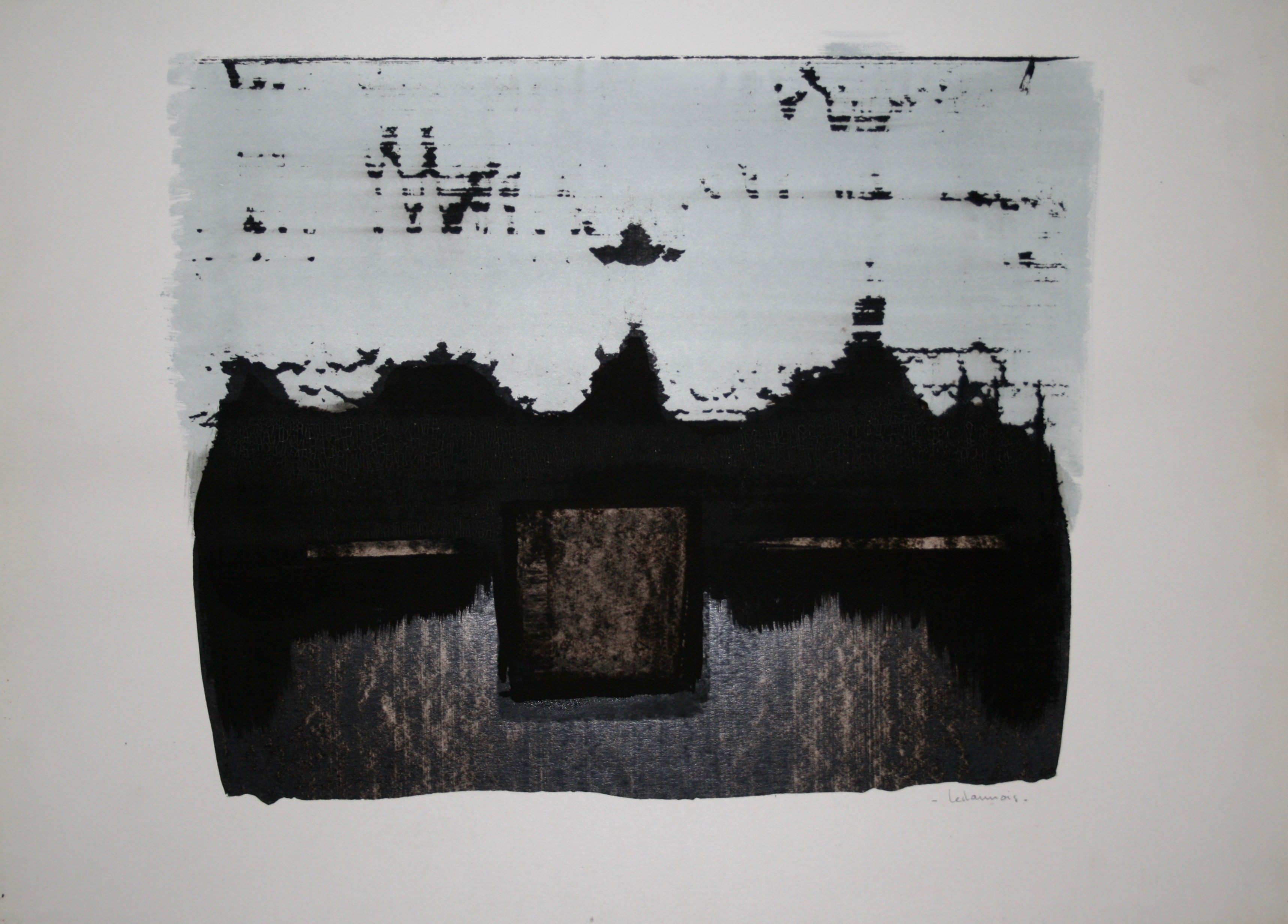 Jean-Marie Ledannois, Composition Abstraite Ref AB0735 Jean-Marie Ledannois, Composition Abstraite Ref AB0735
