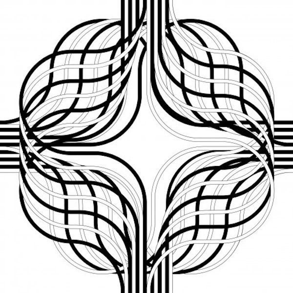Julio Le Parc, Larga marcha, 4 bifurcaciones 4 Julio Le Parc, Larga marcha, 4 bifurcaciones 4