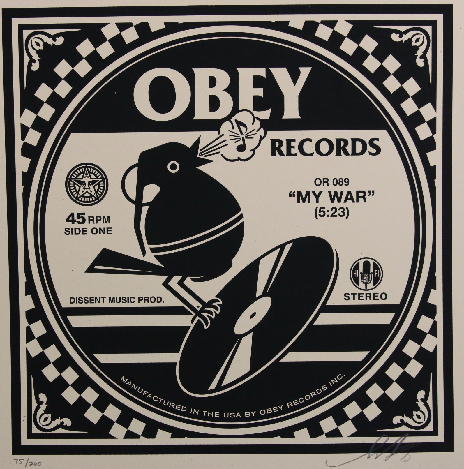 Shepard Fairey (Obey), My War Shepard Fairey (Obey), My War