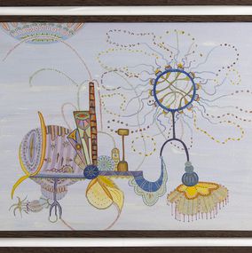 Peinture, Mesa en el cielo, Javier Ortega