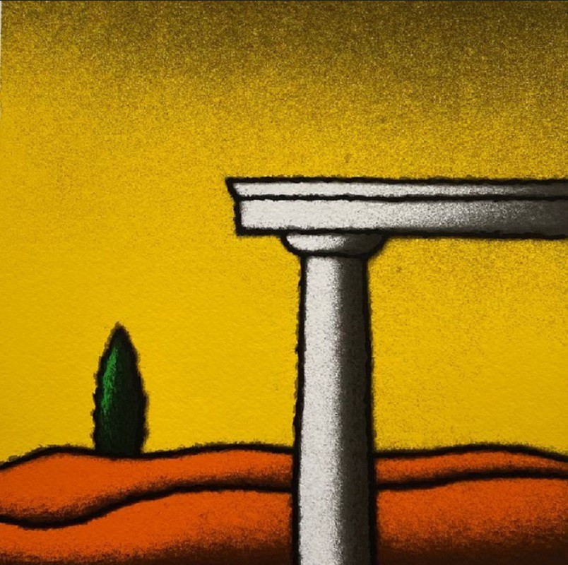 Tino Stefanoni, Colonna gialla Tino Stefanoni, Colonna gialla