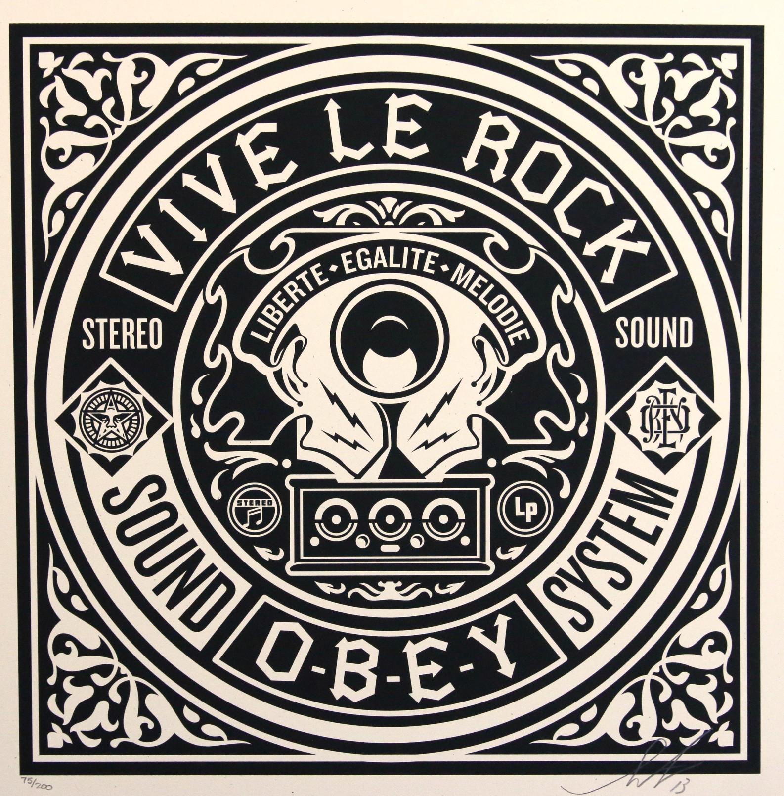 Shepard Fairey (Obey), Vive Le Rock Shepard Fairey (Obey), Vive Le Rock