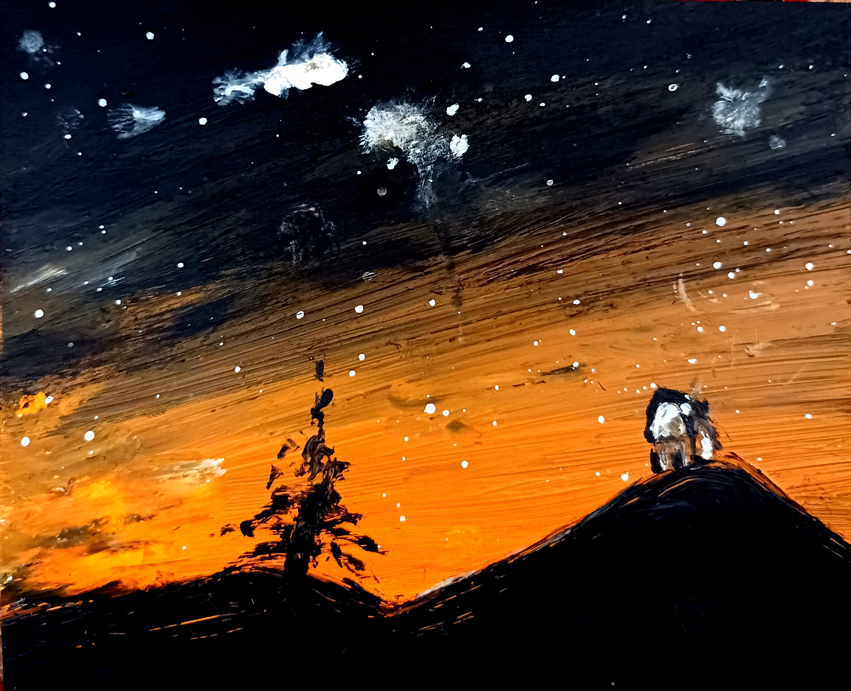 Saverio Filioli Uranio, Sunset landscape Saverio Filioli Uranio, Sunset landscape