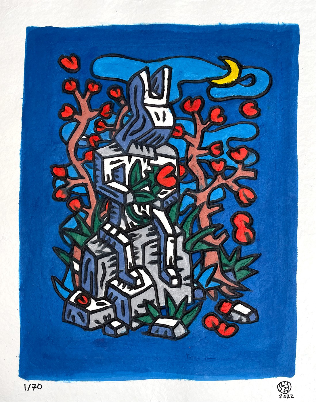 Speedy Graphito, Nocturne, aquagravure originale Speedy Graphito, Nocturne, aquagravure originale