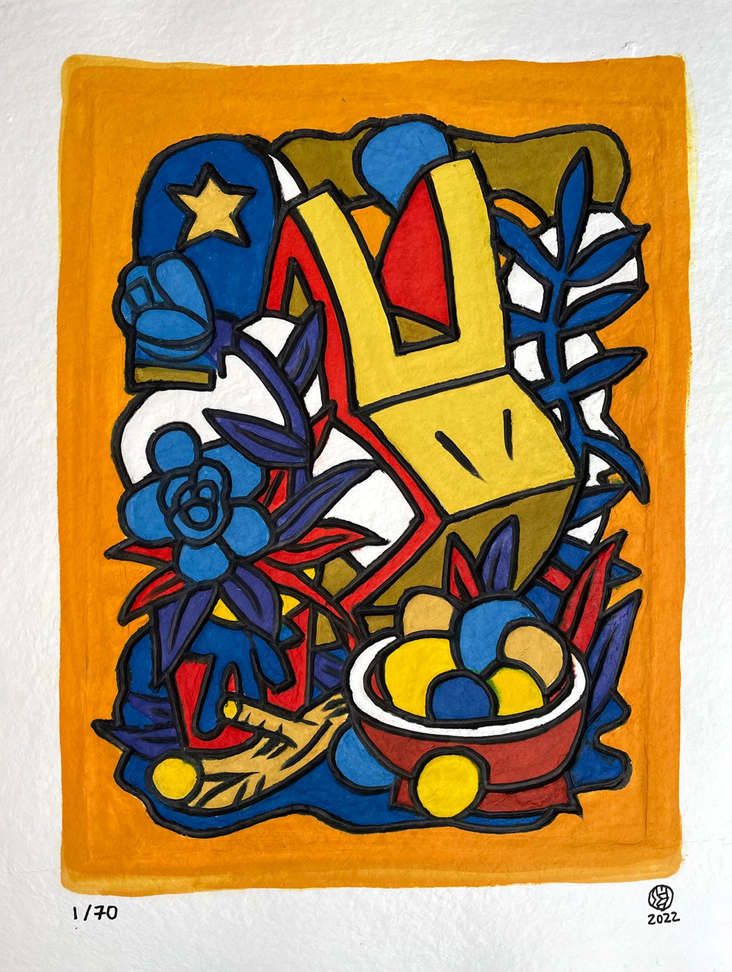 Speedy Graphito, Printemps, aquagravure originale Speedy Graphito, Printemps, aquagravure originale