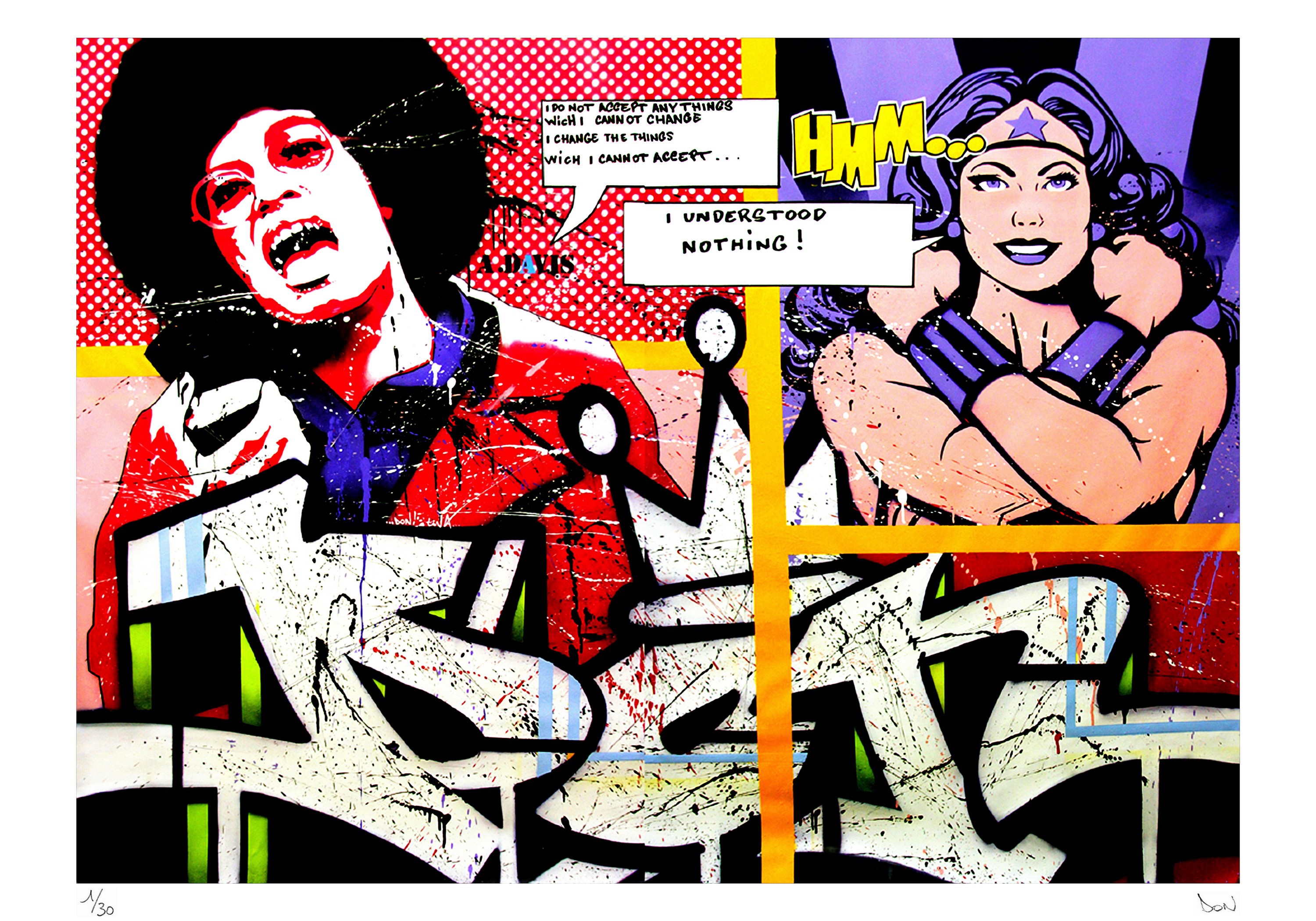 Nordine El Abbouni (Don), Angela Davis vs Wonder Woman Nordine El Abbouni (Don), Angela Davis vs Wonder Woman