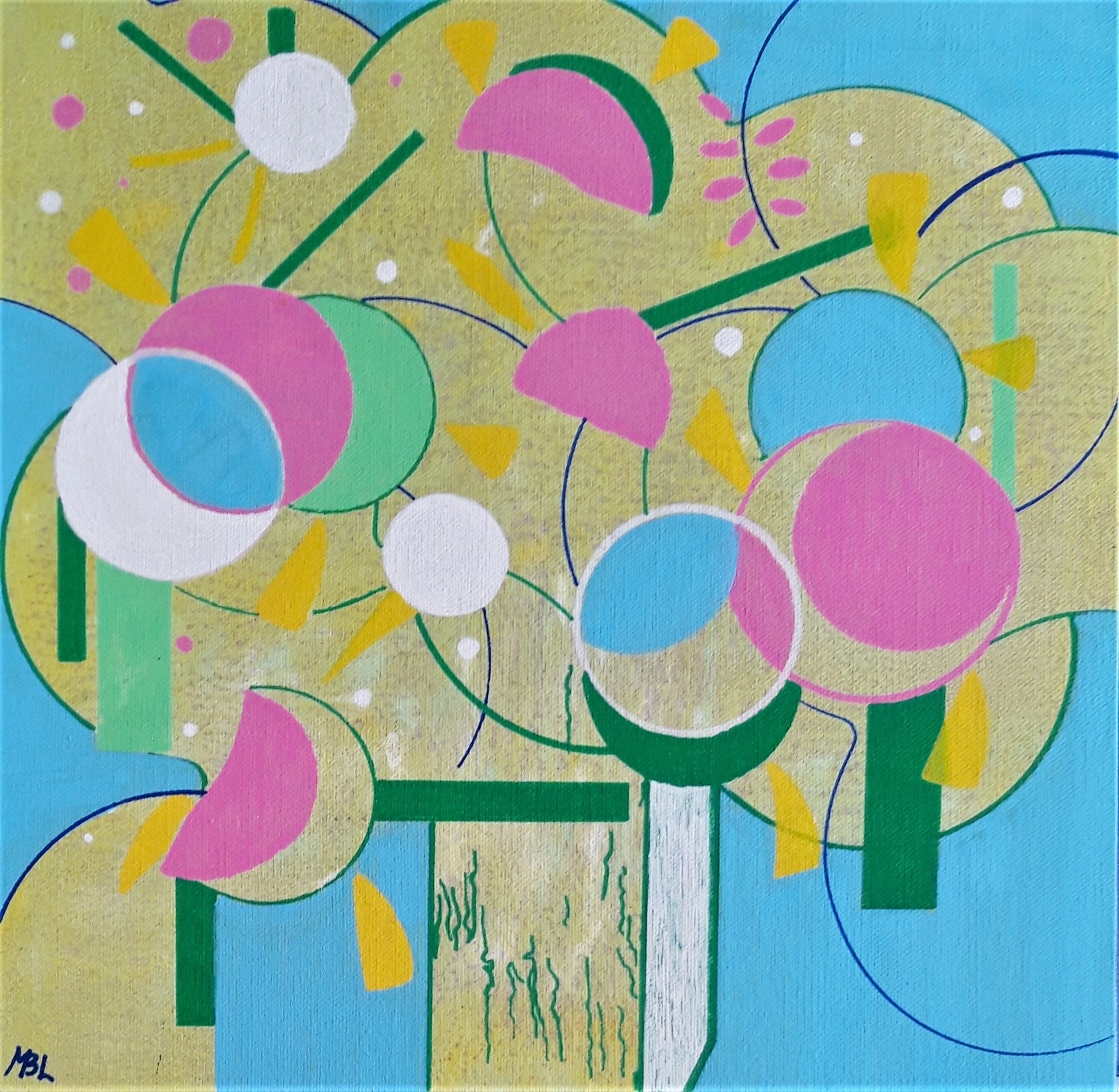 Brigitte Mathé, Bouquet Printanier 1 Brigitte Mathé, Bouquet Printanier 1
