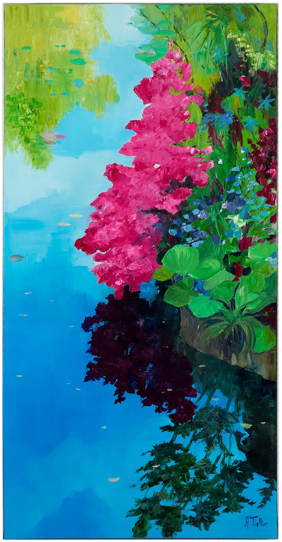 Agnès Tiollier, Reflet à Giverny Agnès Tiollier, Reflet à Giverny