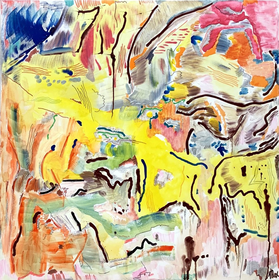 Massimiliano Carisdeo, La forza del colore: linee e tracce Massimiliano Carisdeo, La forza del colore: linee e tracce