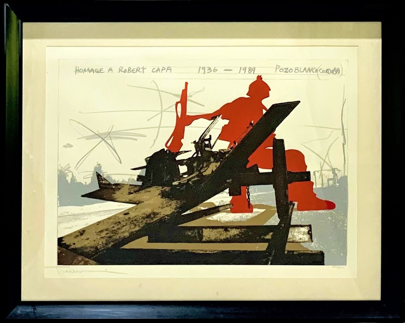 Igael Tumarkin, Homage to Robert Capa Igael Tumarkin, Homage to Robert Capa