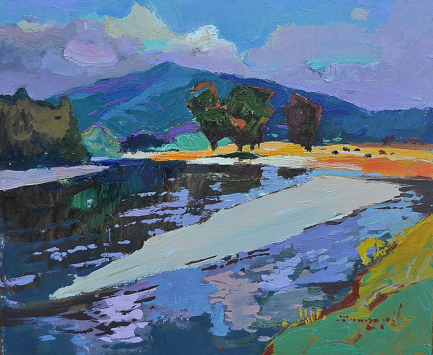 Alexander Shandor, On the river Tisza Alexander Shandor, On the river Tisza