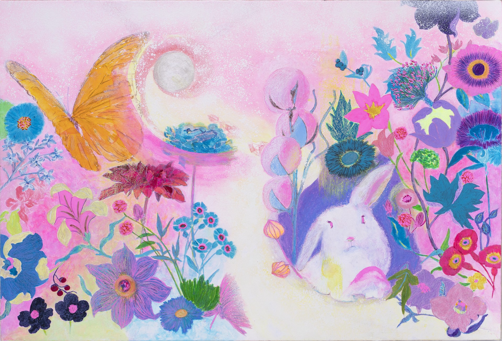 Minako Asakura, Light in the Forest, Rabbit Minako Asakura, Light in the Forest, Rabbit