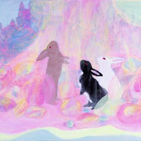 Dibujo, Rabbits, Light in the Forest, Minako Asakura