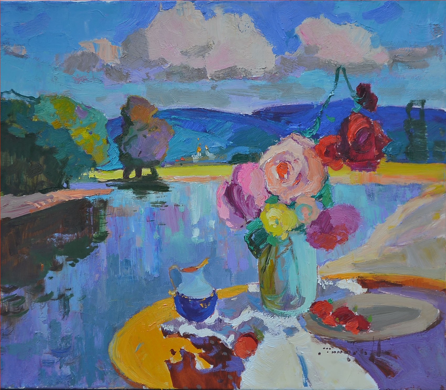 Alexander Shandor, Roses near the river Alexander Shandor, Roses near the river