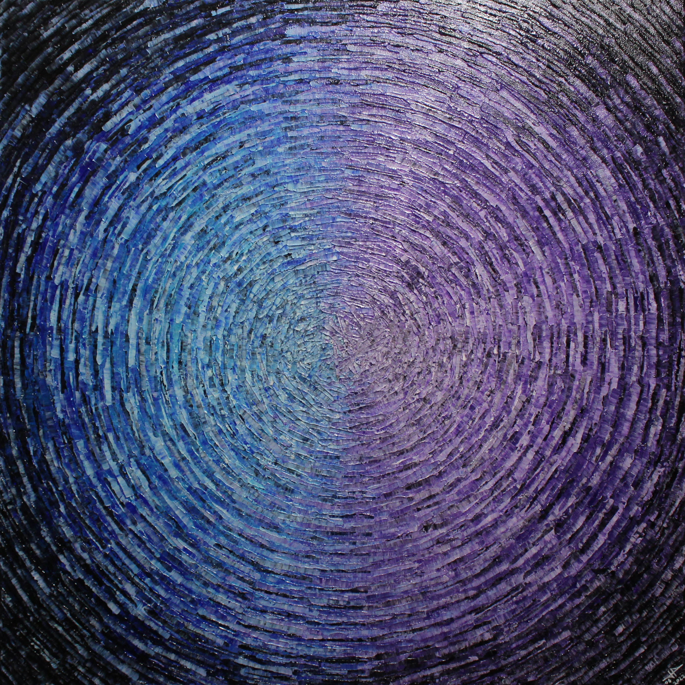 Jonathan Pradillon, Éclat mixte bleu violet Jonathan Pradillon, Éclat mixte bleu violet