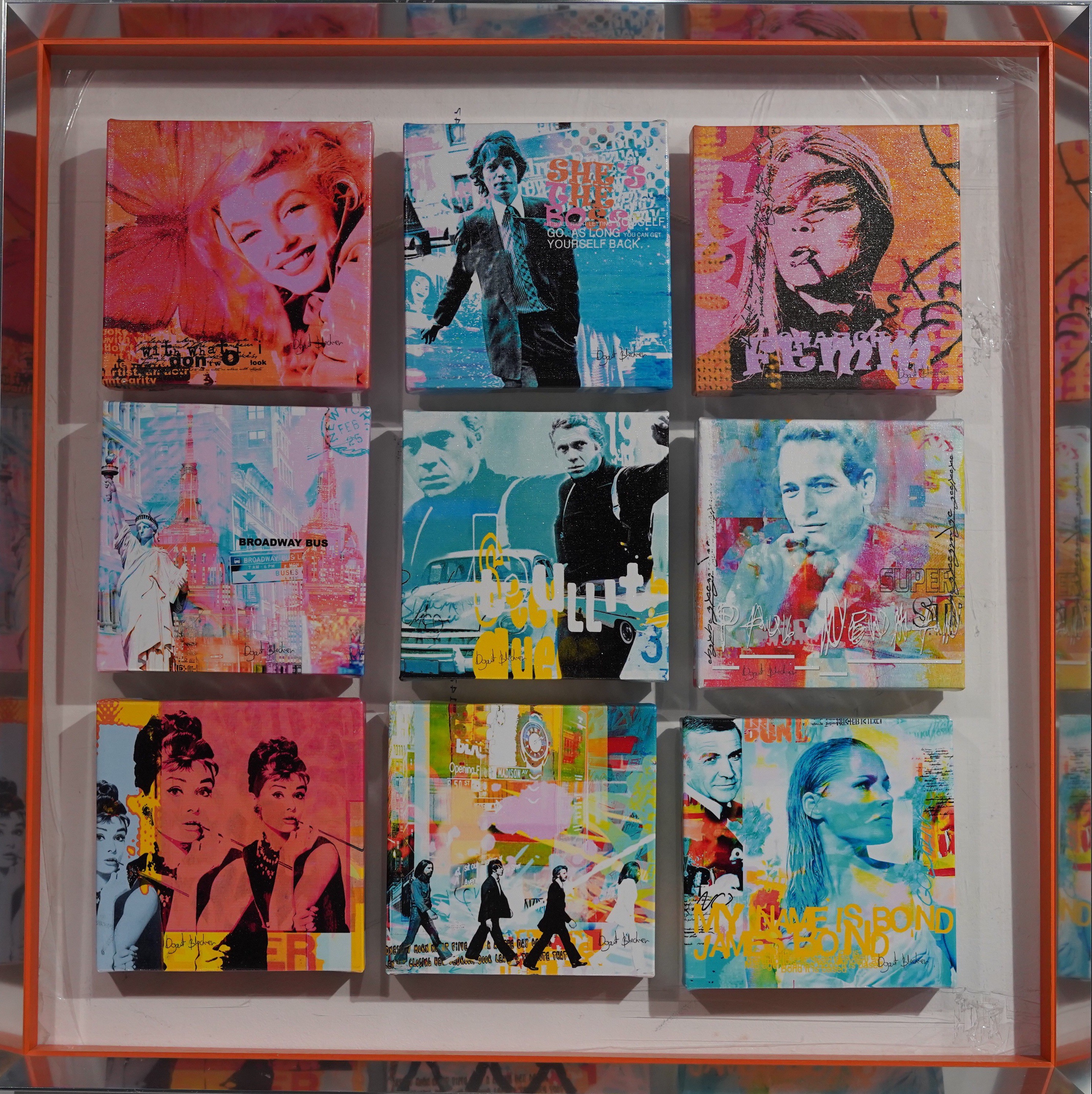 Dganit Blechner, Polyptique - NYC & Icons special Genius Dganit Blechner, Polyptique - NYC & Icons special Genius