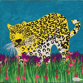Peinture, Le léopard de Francklin, Francklin Mbungu