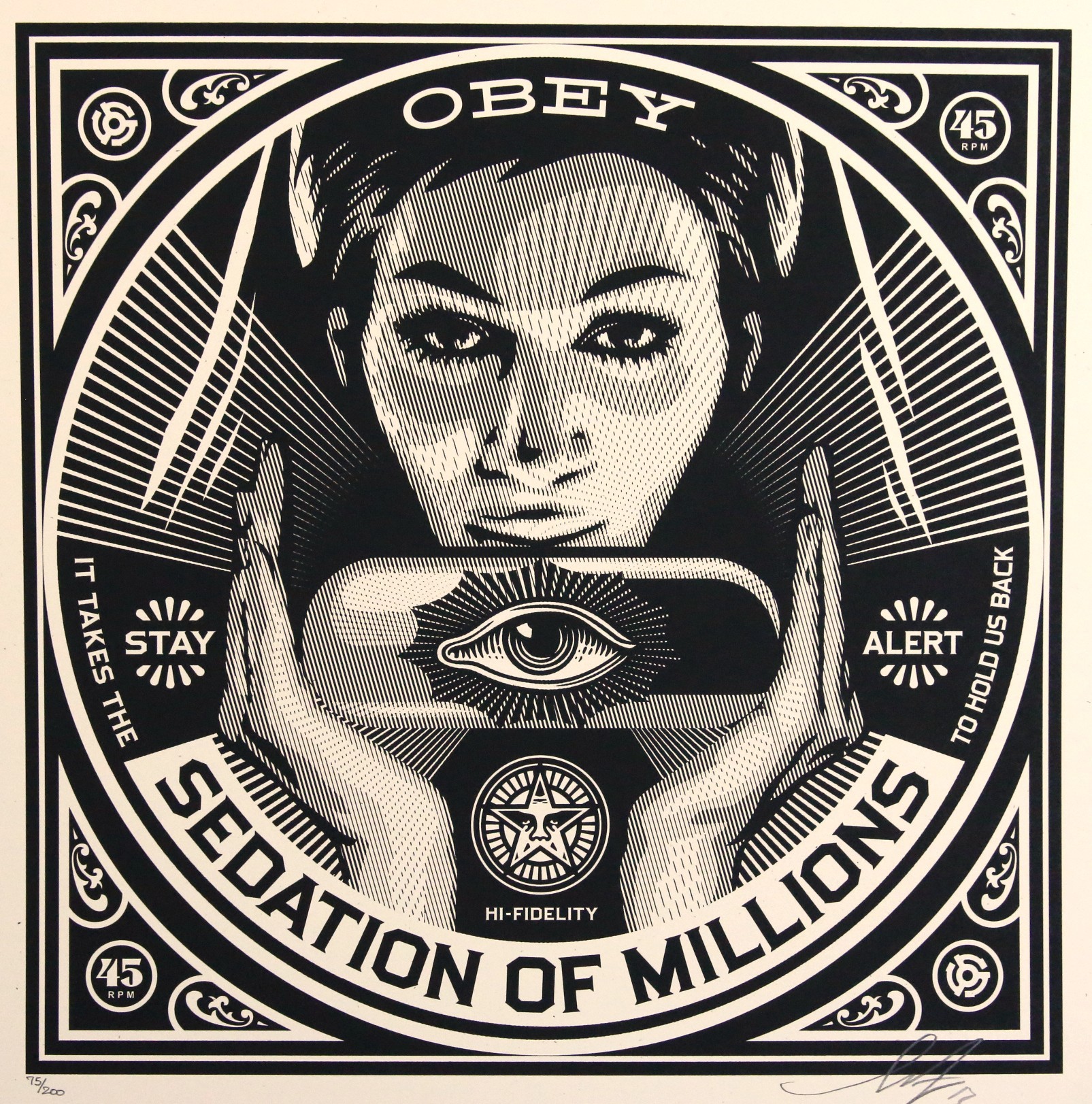 Shepard Fairey (Obey), Sedation of Milions Shepard Fairey (Obey), Sedation of Milions