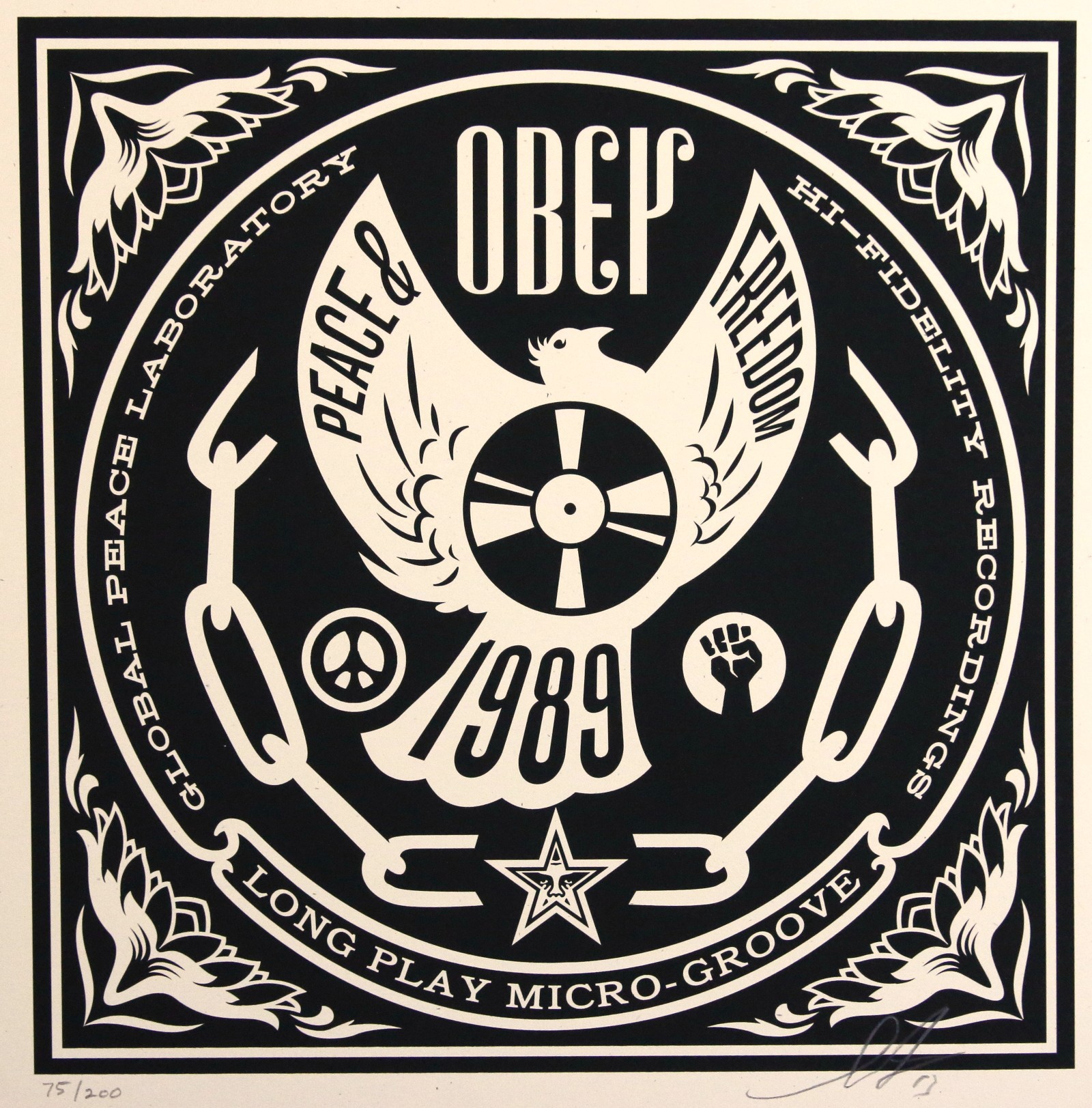 Shepard Fairey (Obey), Peace and Freedom Shepard Fairey (Obey), Peace and Freedom
