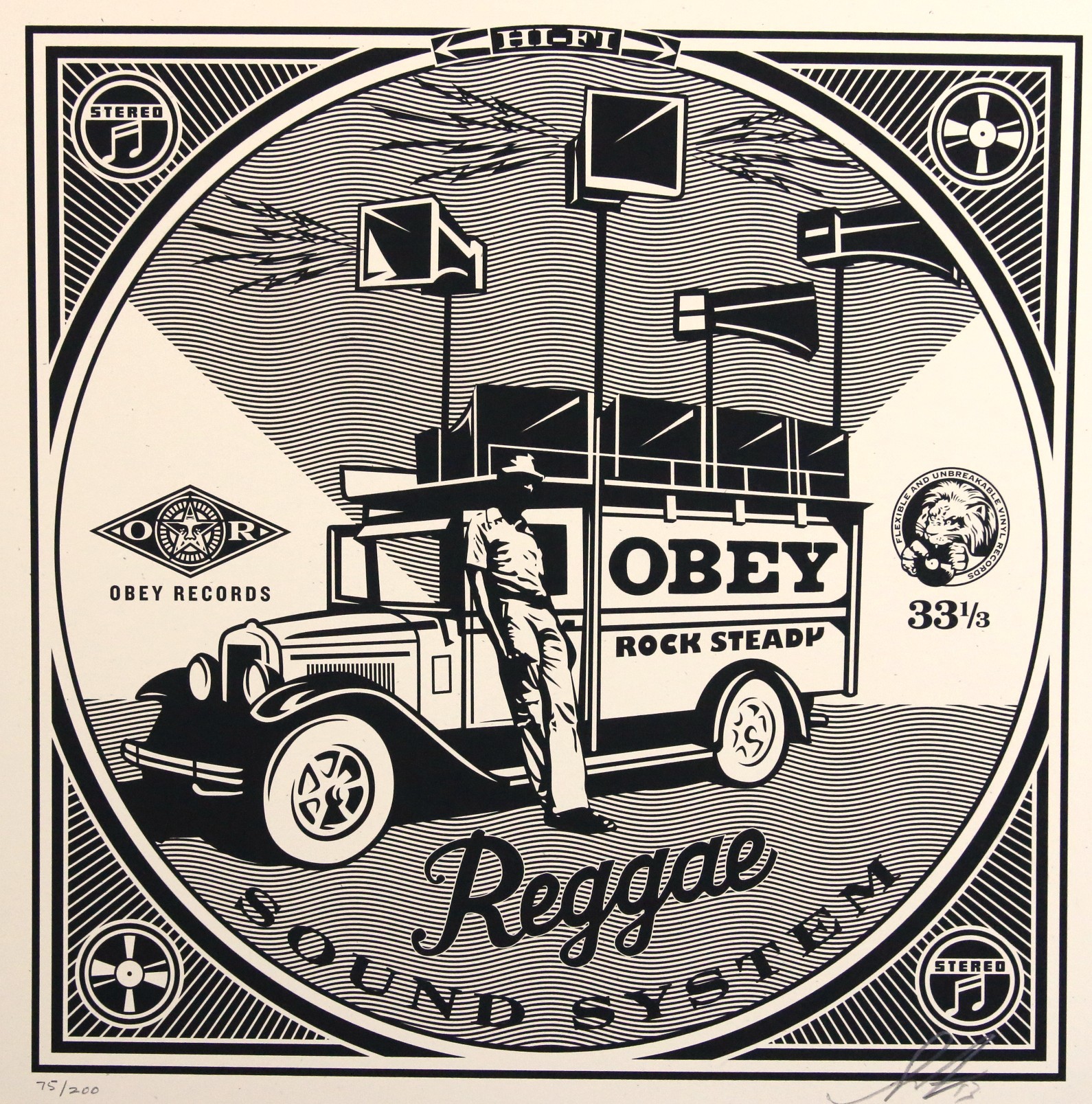 Shepard Fairey (Obey), Reggae Sound System Shepard Fairey (Obey), Reggae Sound System