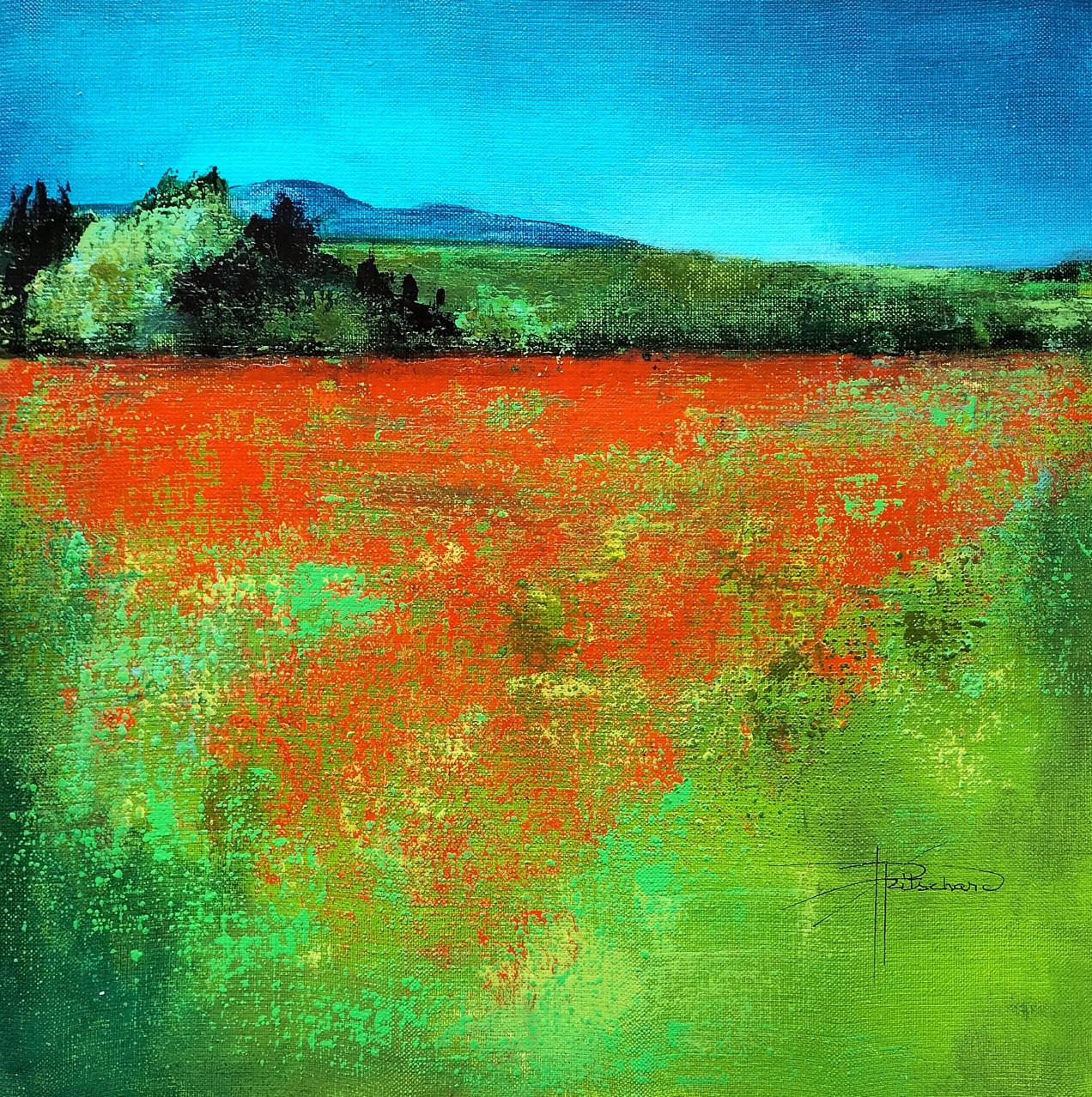 Patricia Ritschard, Les coquelicots 3 Patricia Ritschard, Les coquelicots 3