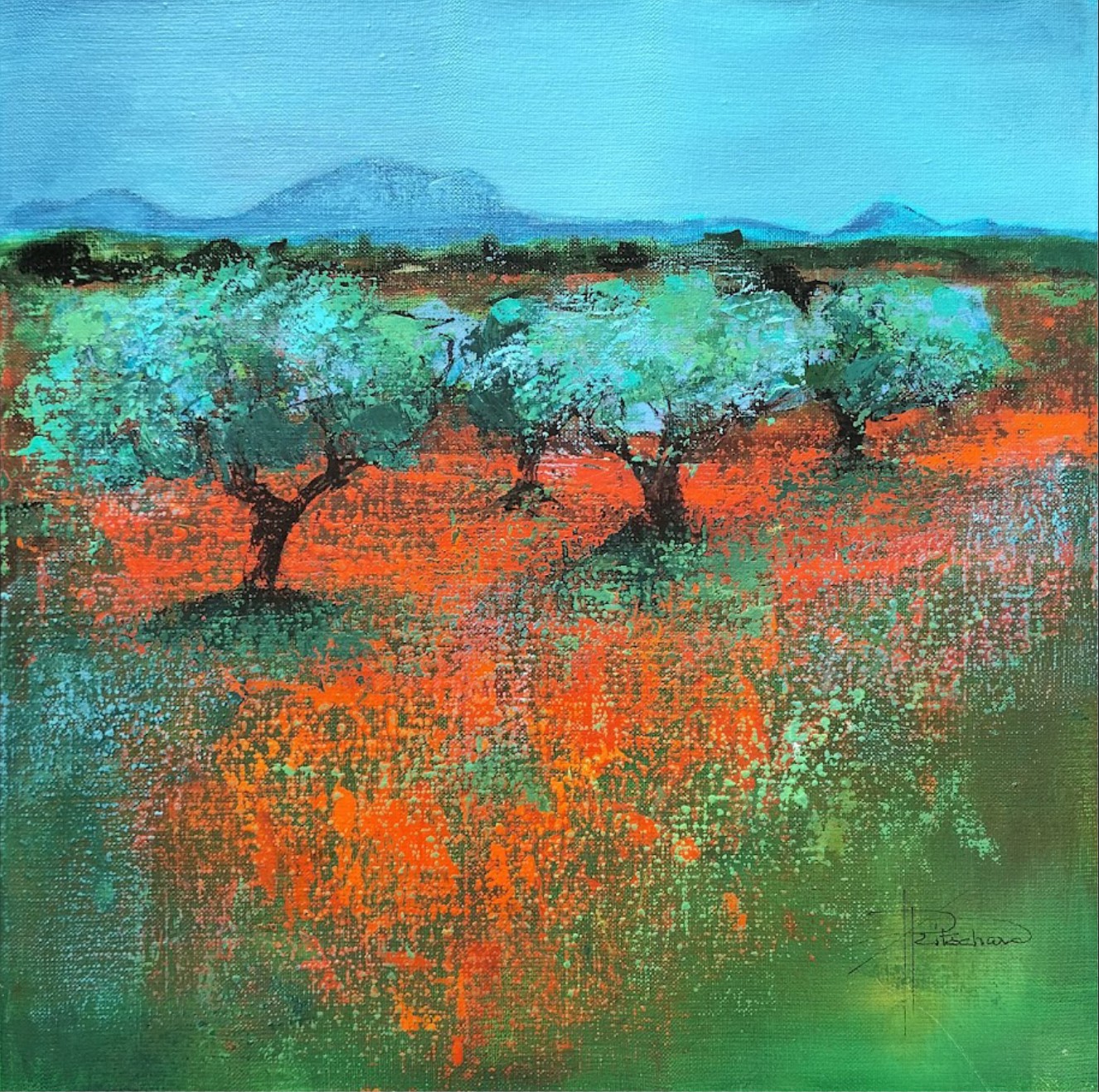 Patricia Ritschard, Les coquelicots 1 Patricia Ritschard, Les coquelicots 1