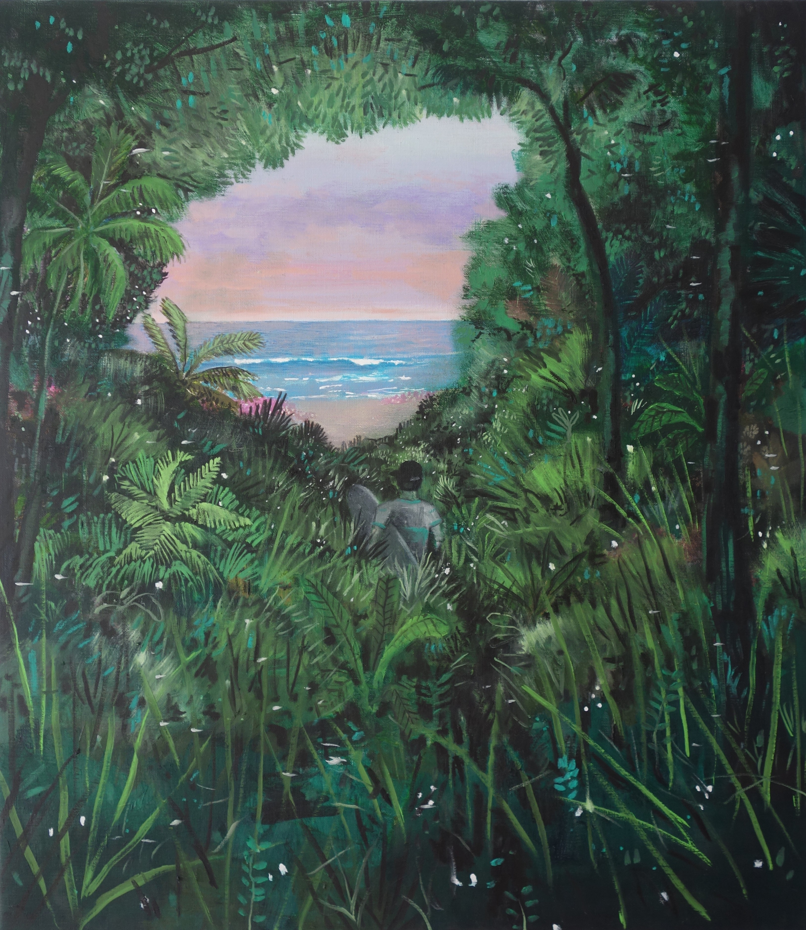 Peter de Boer, Arrival at the beach Peter de Boer, Arrival at the beach