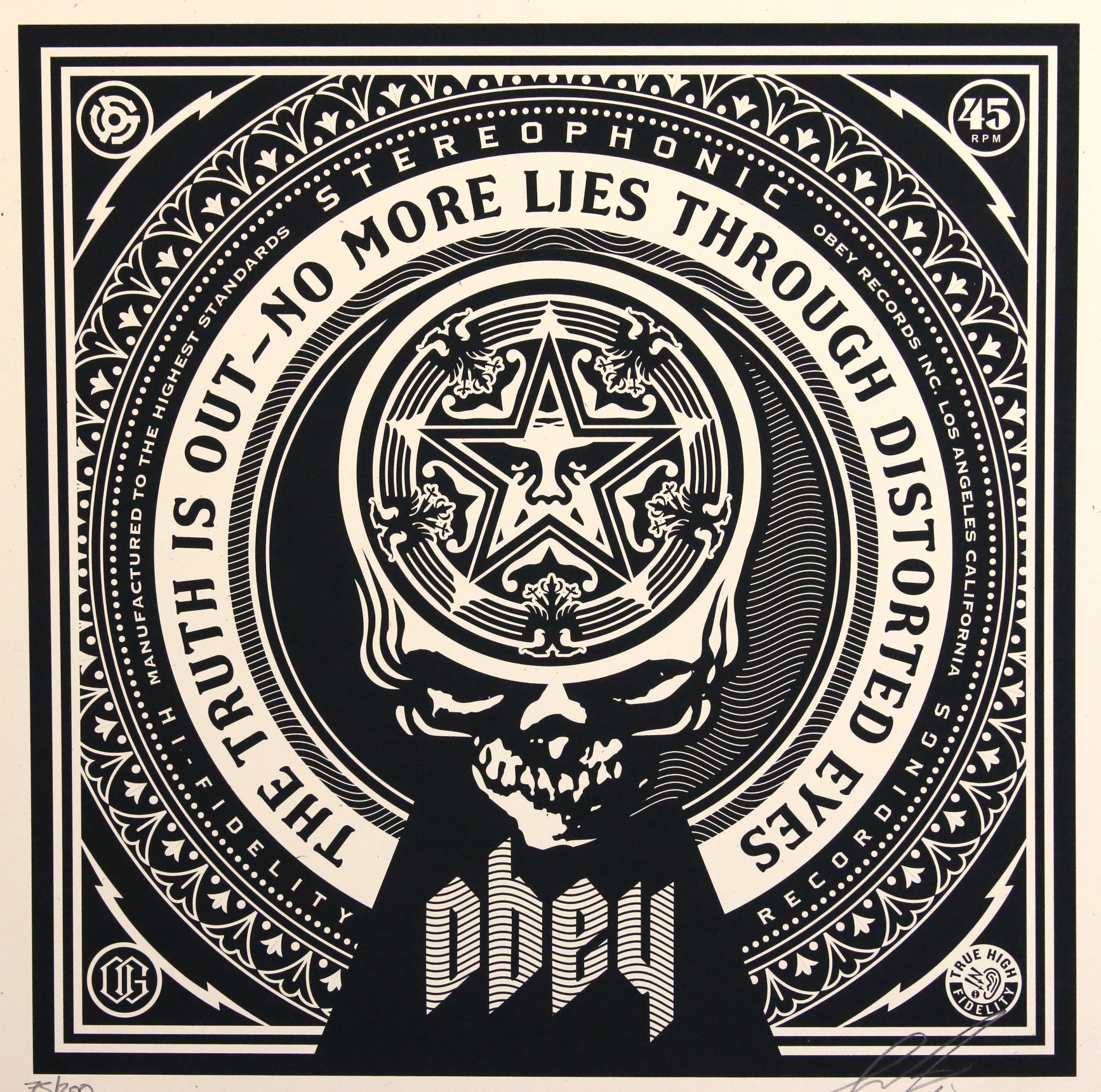 Shepard Fairey (Obey), No More Lies Shepard Fairey (Obey), No More Lies