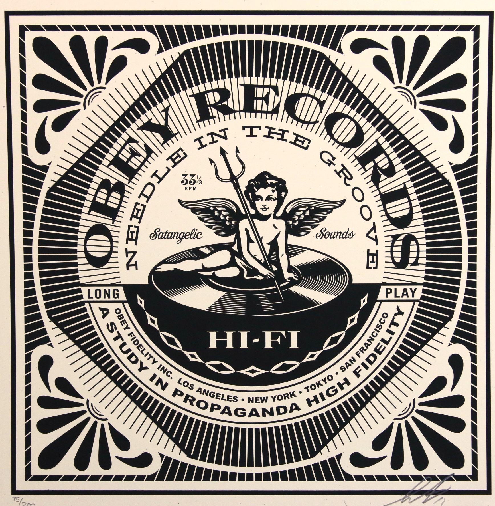 Shepard Fairey (Obey), Satangelic Sound Shepard Fairey (Obey), Satangelic Sound