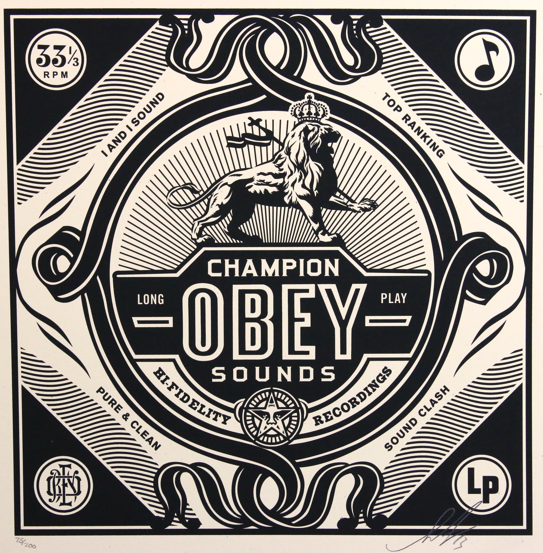 Shepard Fairey (Obey), Champion Sounds Shepard Fairey (Obey), Champion Sounds