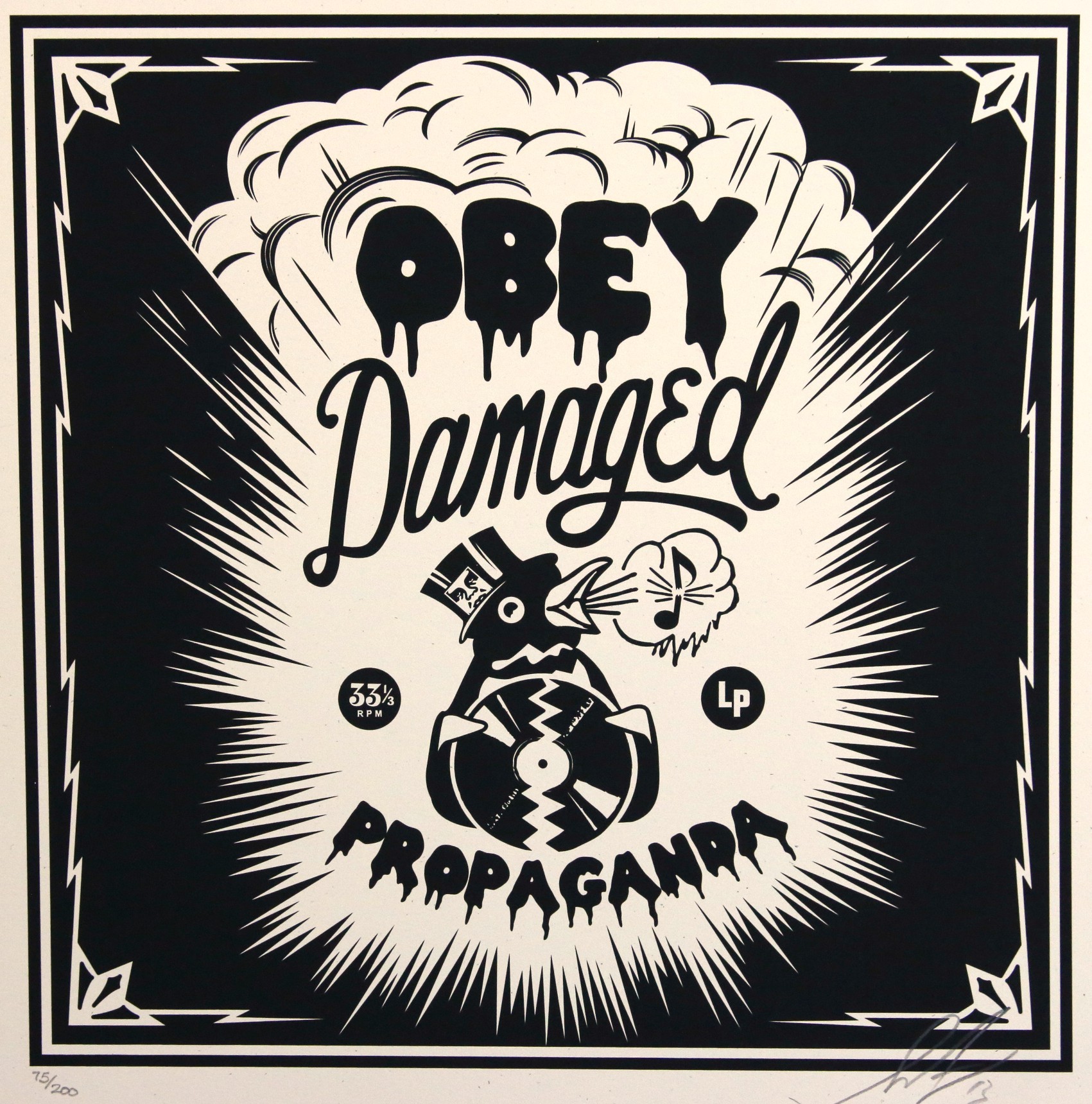 Shepard Fairey (Obey), Damaged Shepard Fairey (Obey), Damaged