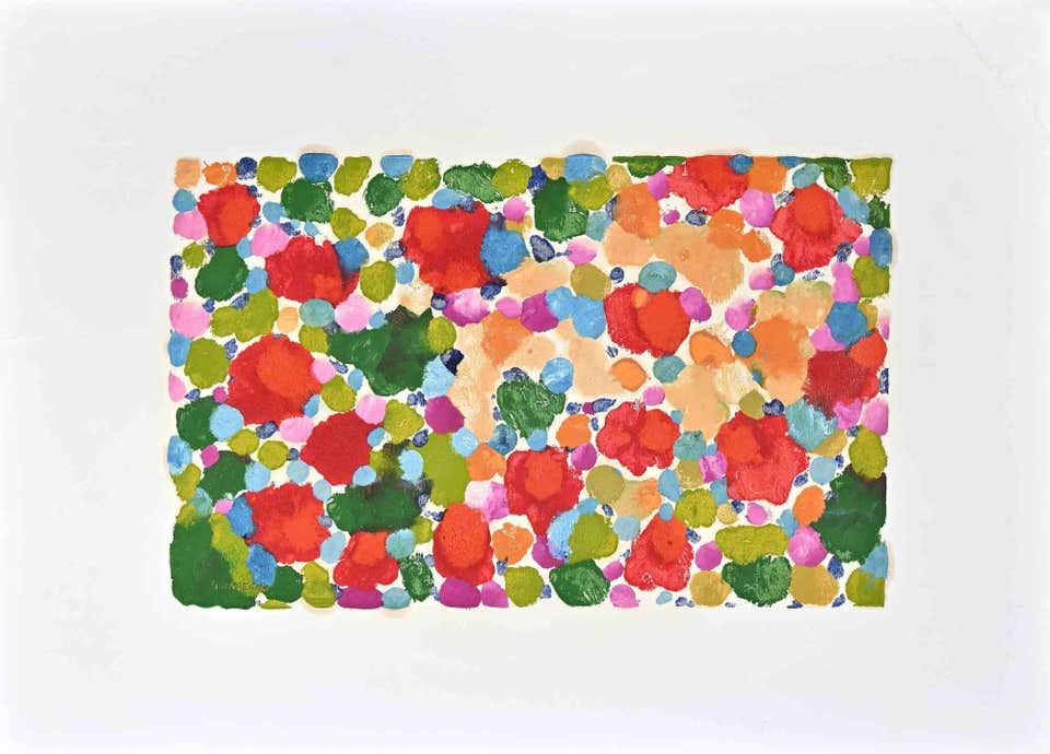 Giuseppe Ingegno, Floral Composition in Red and Green Giuseppe Ingegno, Floral Composition in Red and Green
