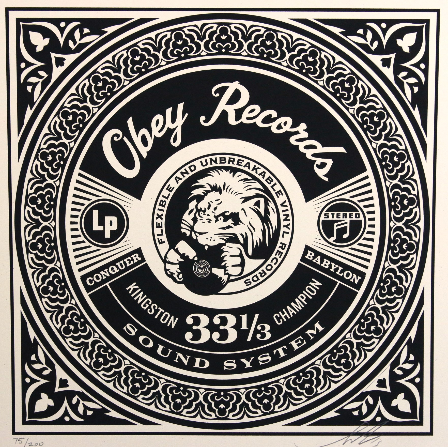 Shepard Fairey (Obey), Conquer Babylon Shepard Fairey (Obey), Conquer Babylon