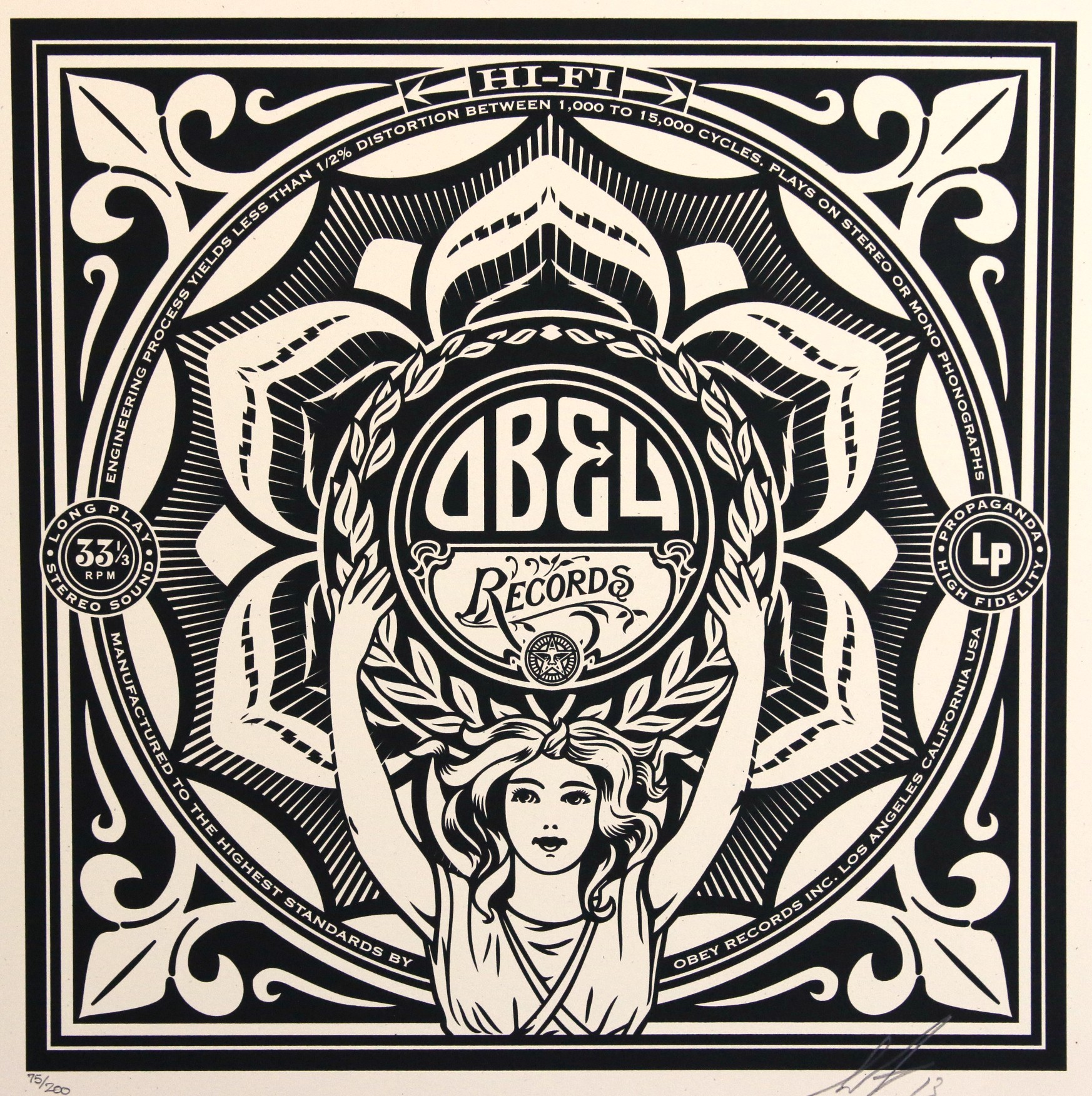 Shepard Fairey (Obey), Lotus Woman Shepard Fairey (Obey), Lotus Woman