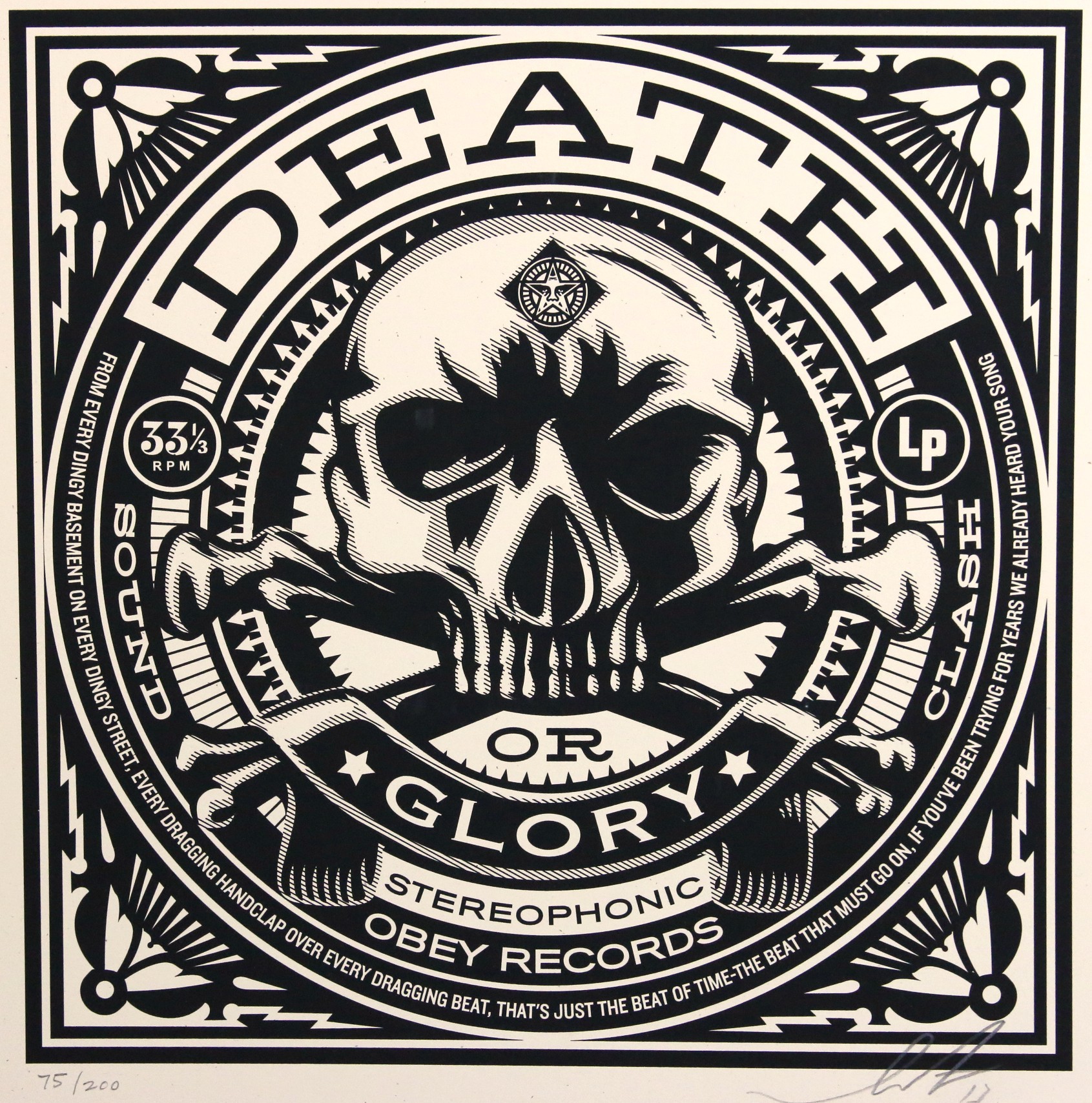 Shepard Fairey (Obey), Death or Glory Shepard Fairey (Obey), Death or Glory