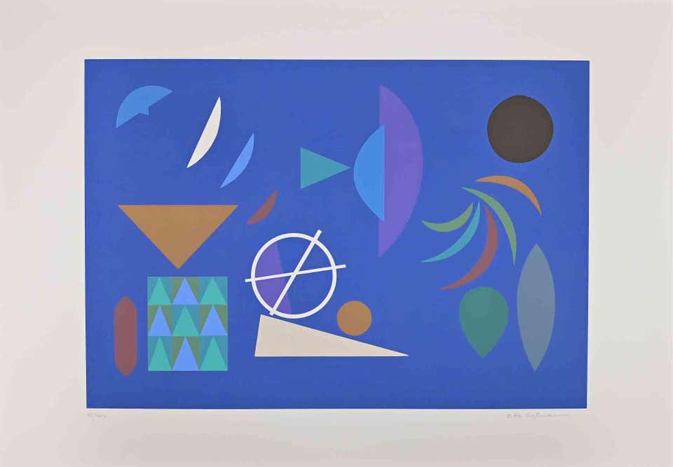 Otto Hofman, Blue Composition Otto Hofman, Blue Composition