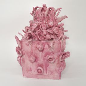 Sculpture, Untitled IX. Glazed ceramic sculpture, Charo Oquet