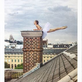 JR, Ballet, Palais Royal, Paris, France, 2020 JR, Ballet, Palais Royal, Paris, France, 2020