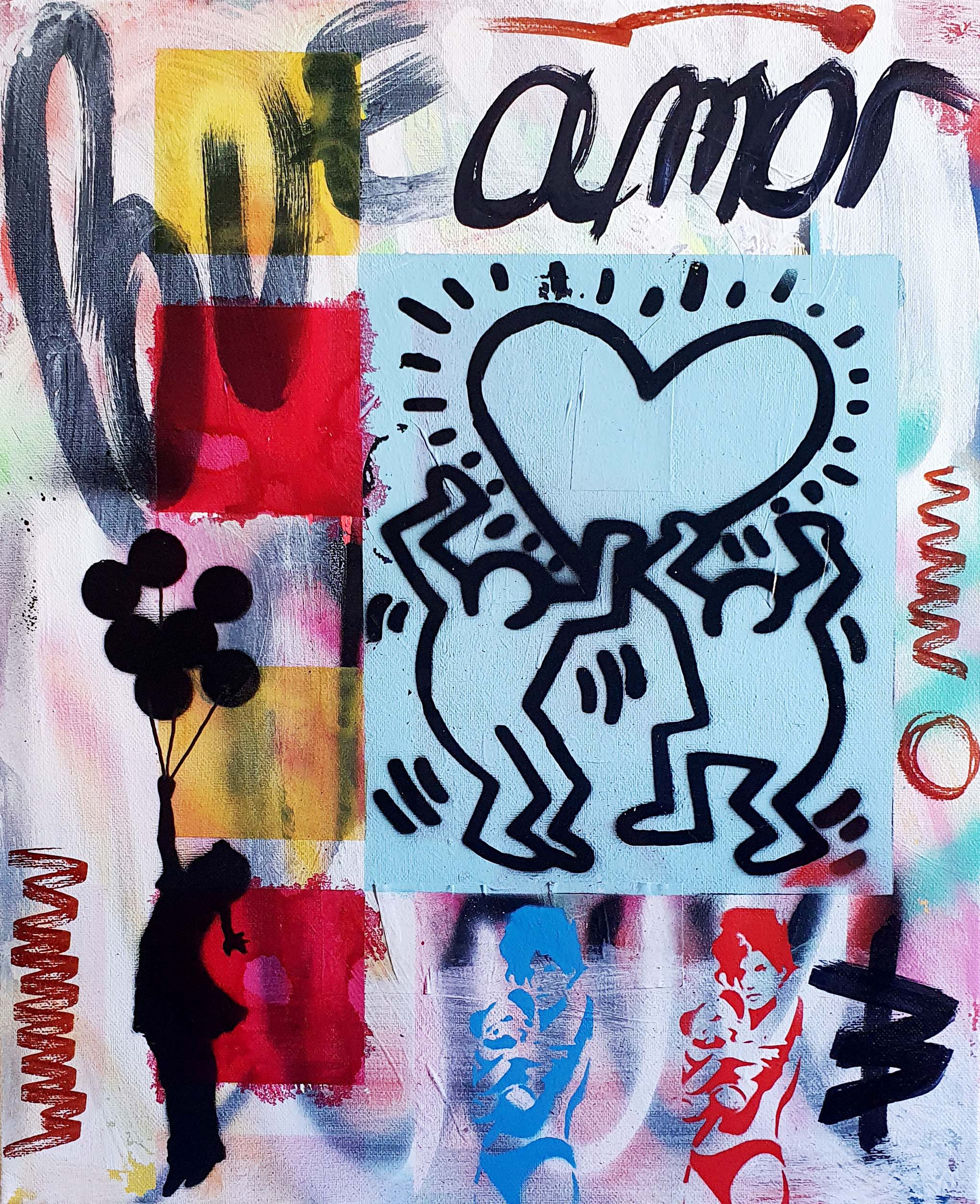 Spaco, We love H. & Banksy Spaco, We love H. & Banksy