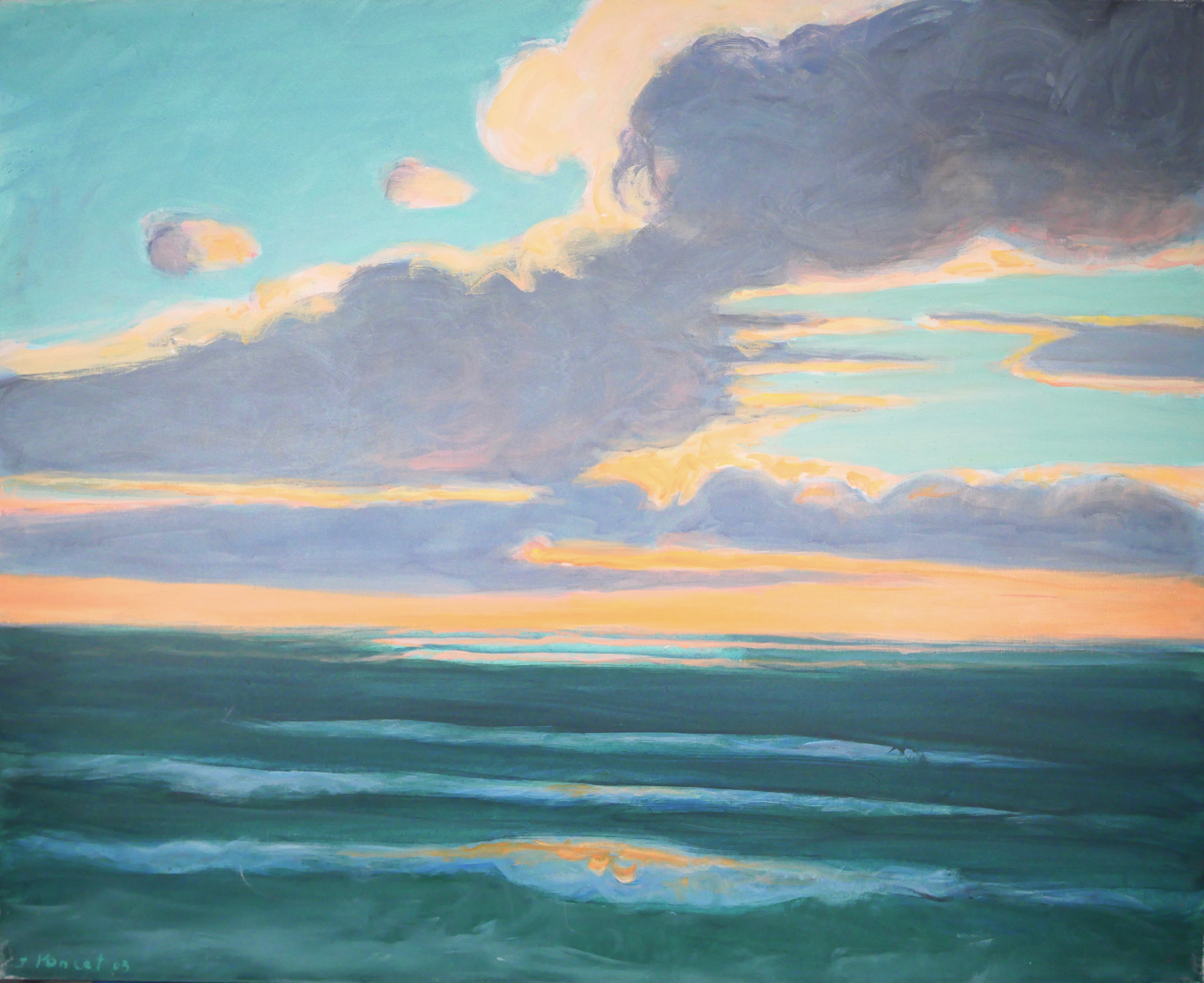 Jacques Poncet, Coucher de soleil Ref BDNW10731 Jacques Poncet, Coucher de soleil Ref BDNW10731