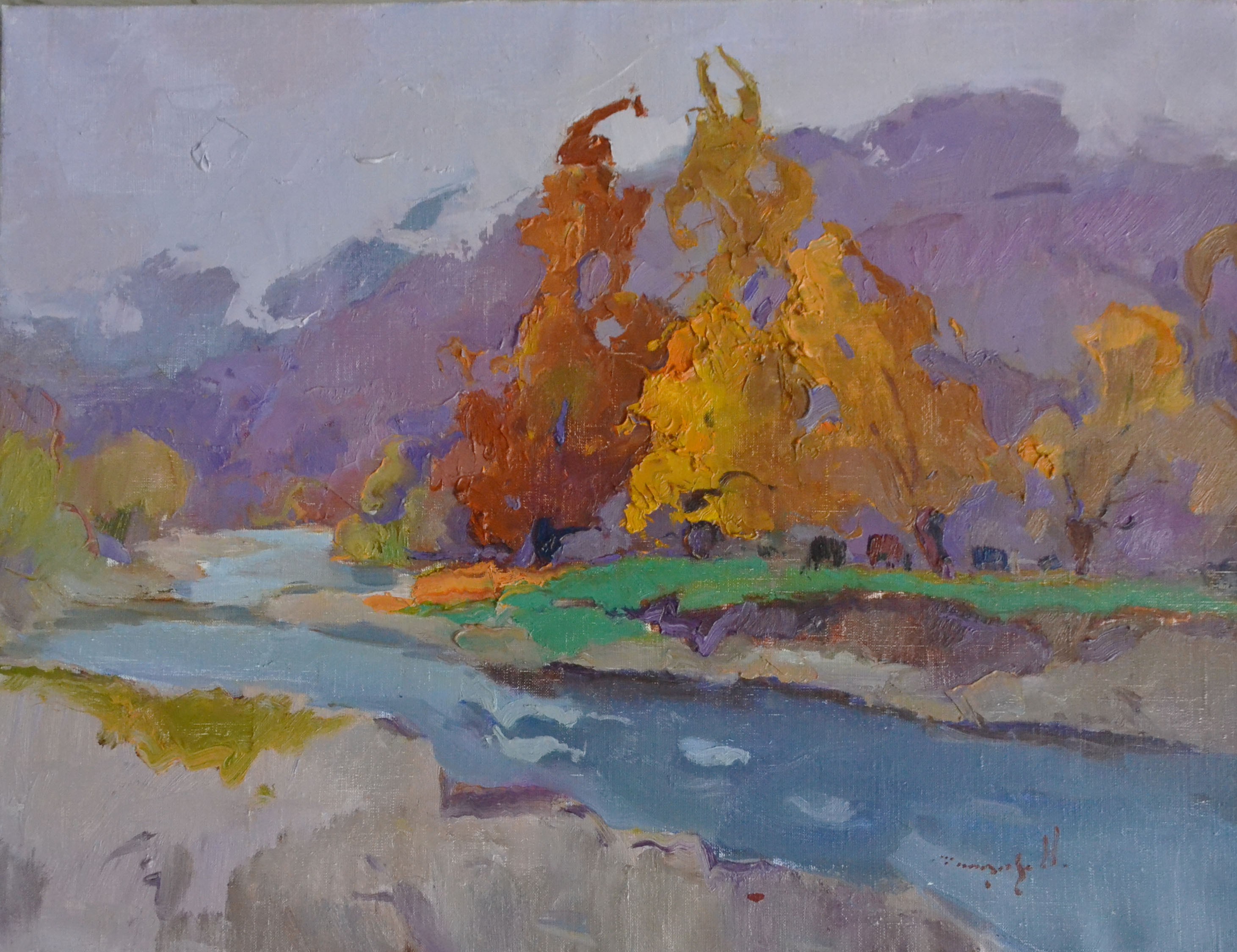 Alexander Shandor, Autumn in the village of Negrovetz Alexander Shandor, Autumn in the village of Negrovetz