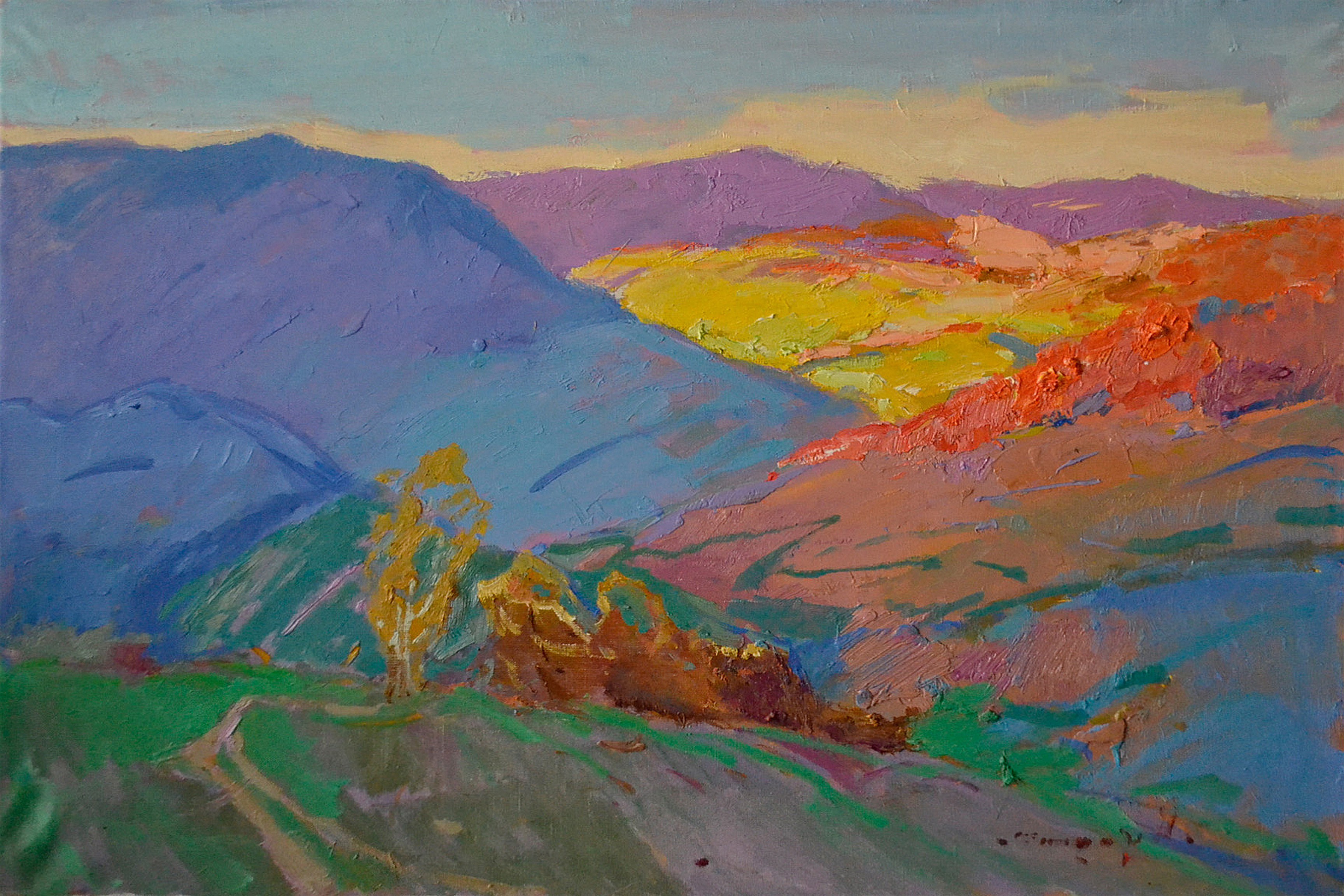 Alexander Shandor, Evening Mountains Alexander Shandor, Evening Mountains