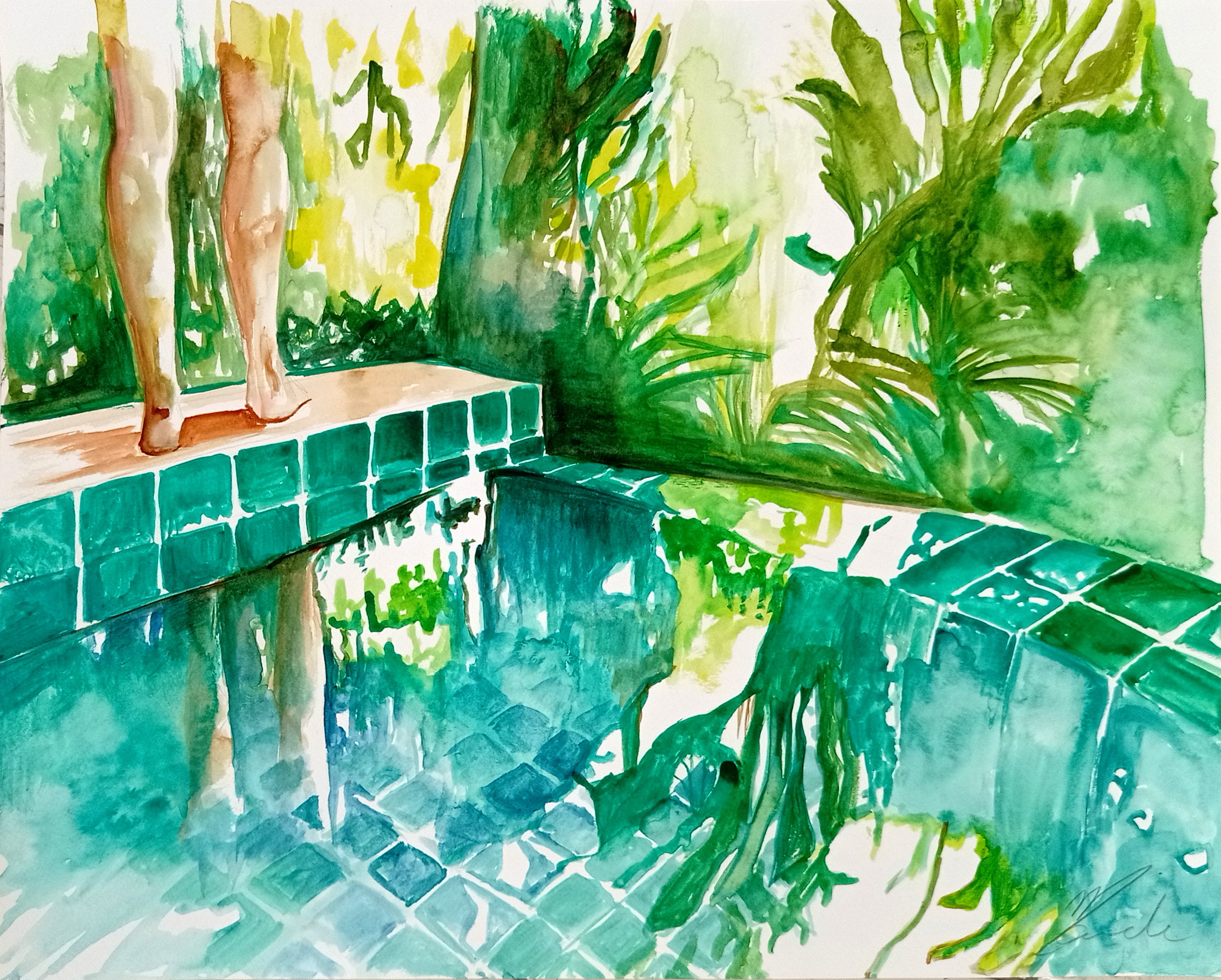 Maude Ovize, Tropical light (Etude) Maude Ovize, Tropical light (Etude)