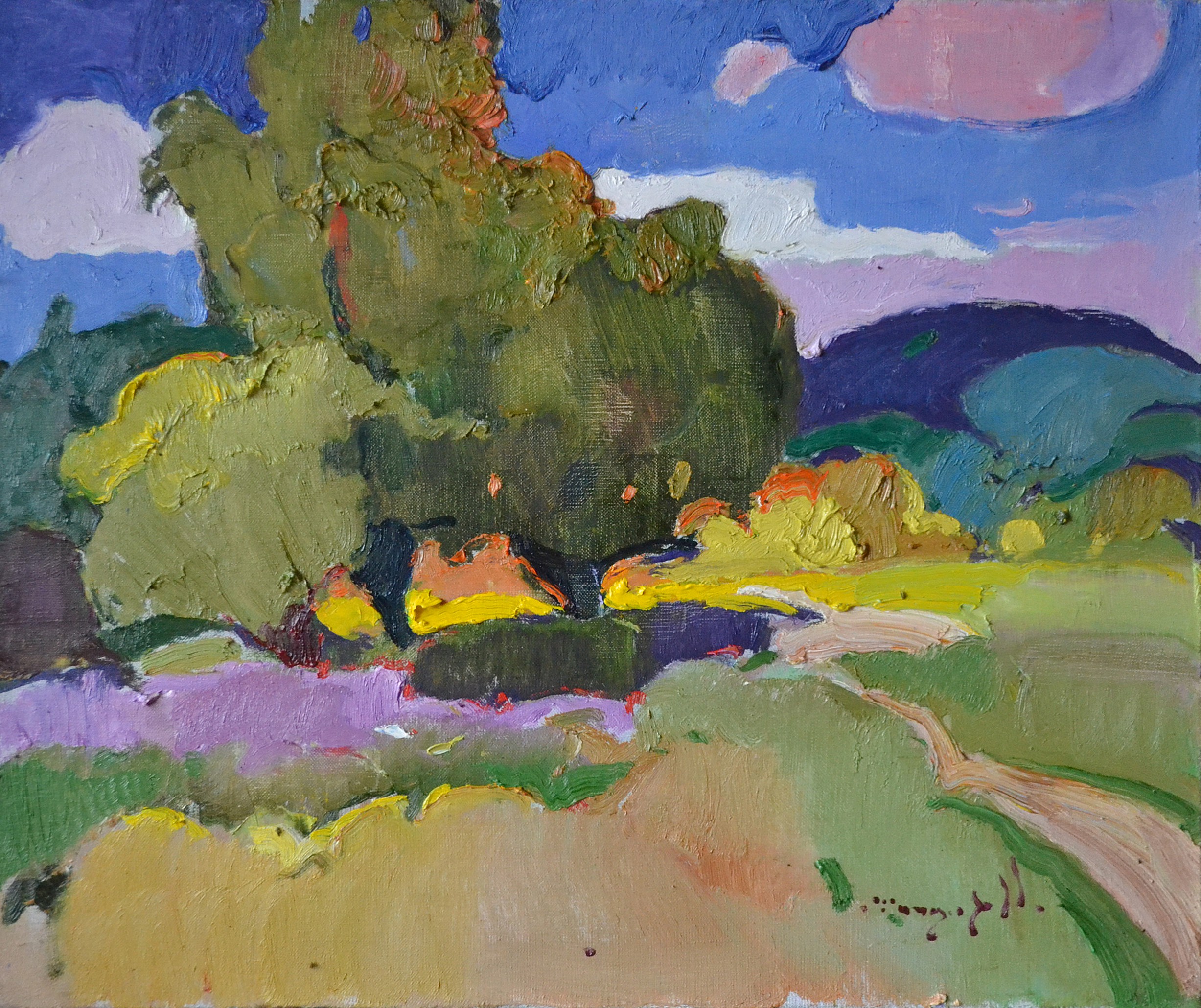 Alexander Shandor, Summer Landscape Alexander Shandor, Summer Landscape