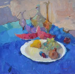 Painting, Watermelon season, Alexander Shandor