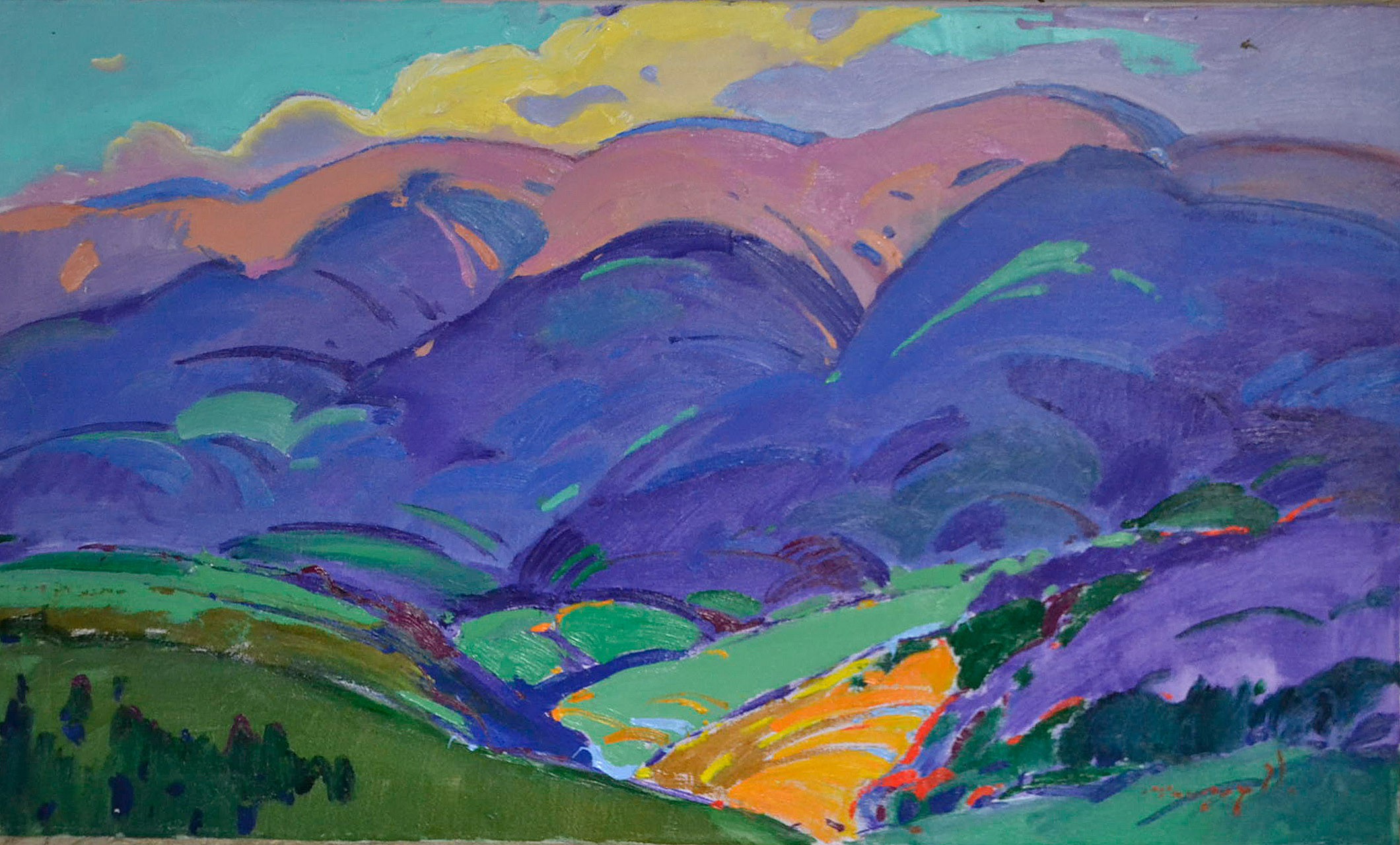 Alexander Shandor, Summer in the mountains Alexander Shandor, Summer in the mountains