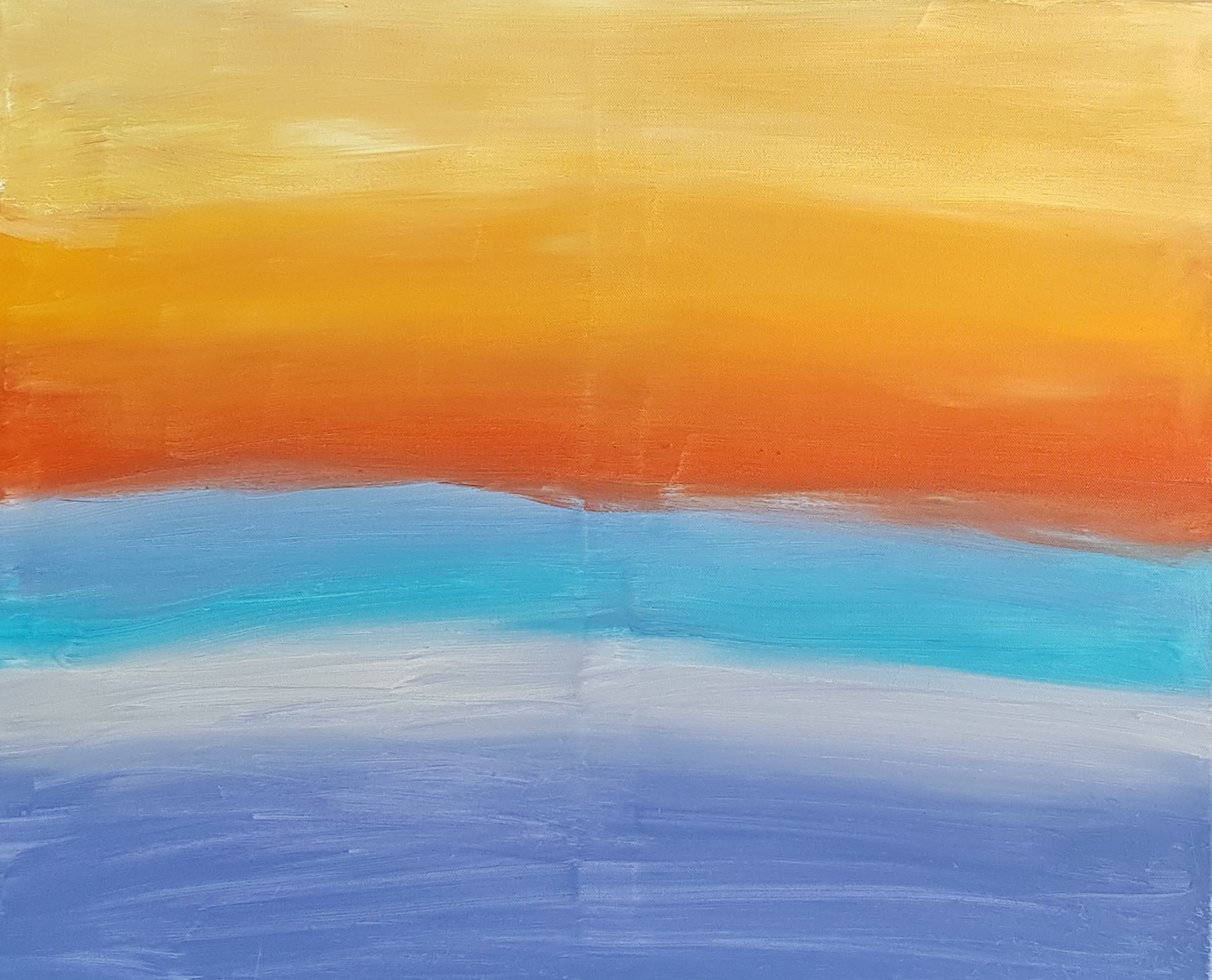 Safia Wosth, Paysage maritime tranquille et immense Safia Wosth, Paysage maritime tranquille et immense